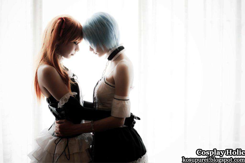 neon gensis evangelion cosplay - soryu askua langley and ayanami rei