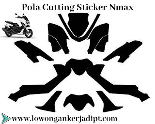 Pola Body Cutting Sticker Motor 