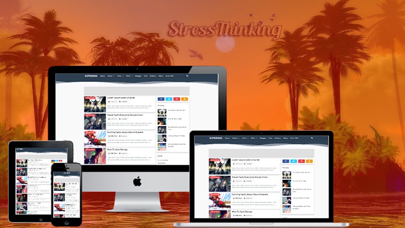 SuperMas Bro Responsive Blogger Template 