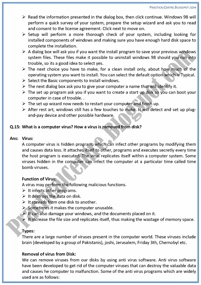introduction-to-windows-operating-system-descriptive-questions-answers-computer-9th