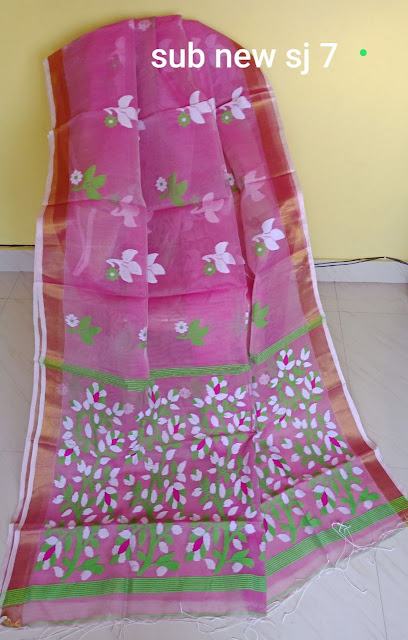  Jamdani  Silk Sarees