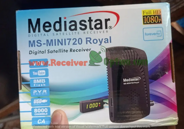 MEDIASTAR MS-MINI 720 ROYAL HD RECEIVER NEW SOFTWARE BLACK MENU V3.02 23 MARCH 2023