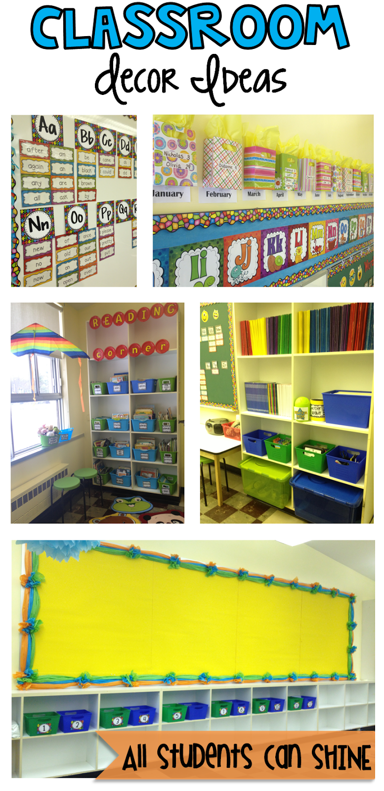 All Students Can Shine: Classroom Decor And Organization