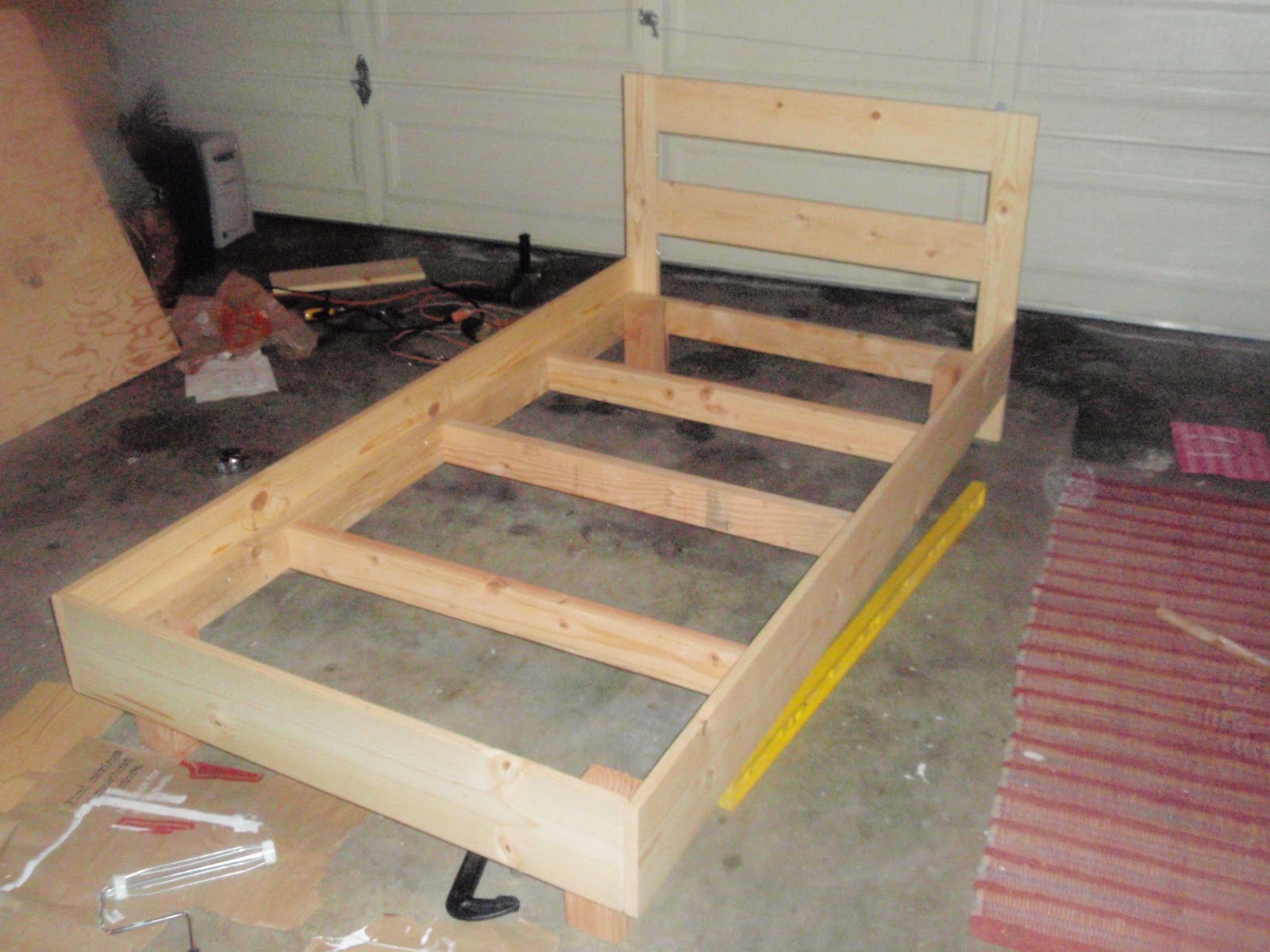 Of Some Use: Building A Pine Twin Bed