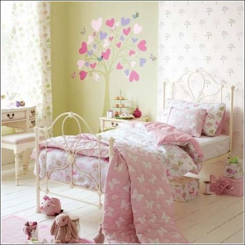  desain  kamar anak perempuan warna  pink  minimalis  desain  