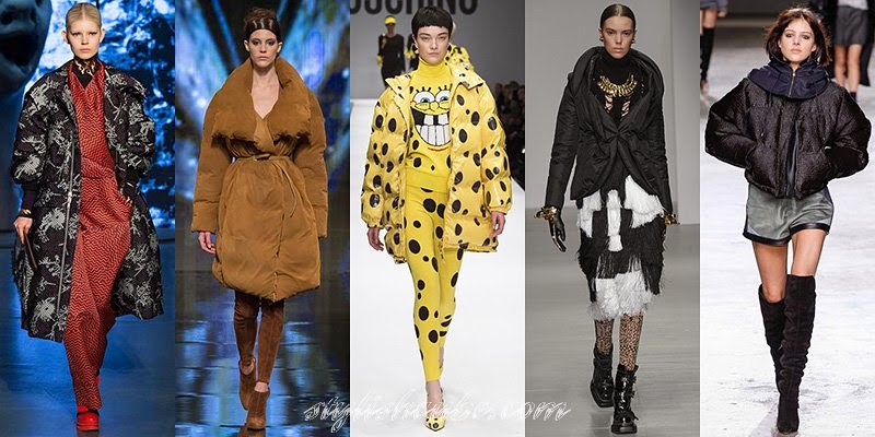 Fall Winter 2014 - 2015 Women's Duvet Coats Fashion Trends