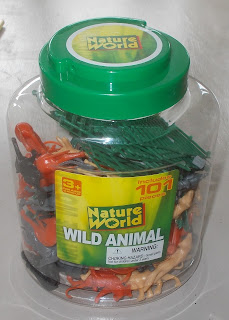 1 Lewis Sales & Marketing Nature World Wild Animal Tub Jar Plastic Zoo Creatures DSCN8366 2941249; 3 Orchid Close; 84495 11210 3; Animals; Big Cat; Black Panther; Camel; Crocodile; Deer; Dromedery; Elephant; Fox; Giraffe; Includes 101 Pieces; Joey; Kangaroo; Lion; M11210; Made in China; Plastic Animals; Plastic Figurines; Polyethylene Toy Figures; Rhino; Small Scale World; smallscaleworld.blogspot.com; SN25 3ST; Swindon; UK; Wallaby; Wild Animal Models; Wild Animals; Wild Life; Wildlife; Wiltdhire; Wolf; Zebra;