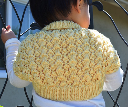 Easy & Lacy Baby Bolero - Free Pattern