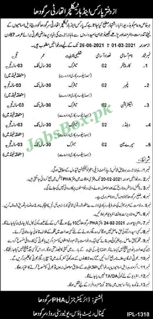 parks-horticulture-authority-pha-sargodha-jobs-2021-application-form