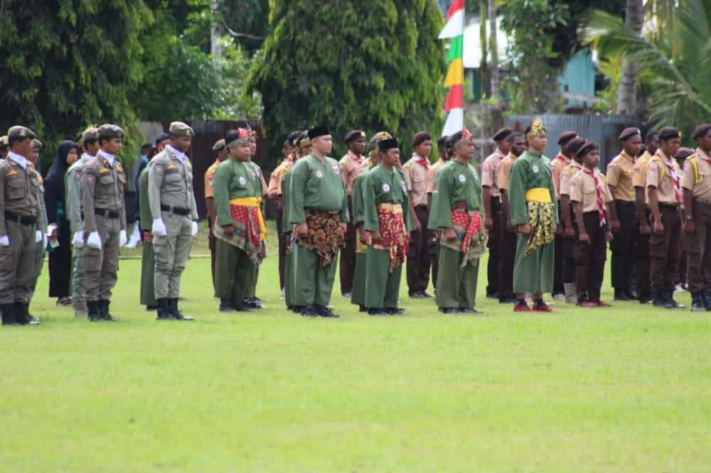 Persinas ASAD Nabire Ikuti Upacara Hari Sumpah Pemuda di Lapangan Sapta Marga Kodim 1705