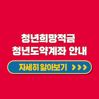 2024 청년희망적금과 청년도약계좌의 모든 것