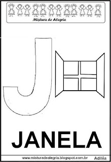 Alfabeto cartaz letra J