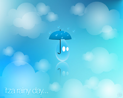 Suny and Rainy Day Wallpaper