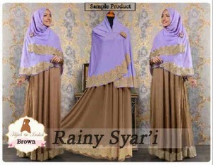 Baju Gamis Bergo Busui Rainy Syar'i Jumbo