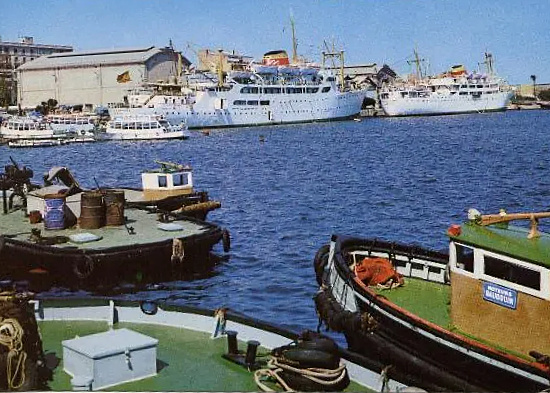 Puerto de Valencia sobre 1968.