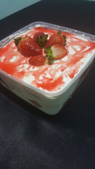 Resepi Strawberry Cheese Cake