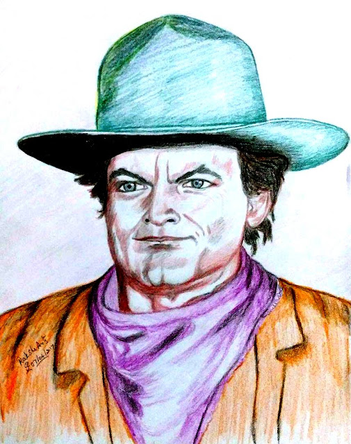 PENCIL DRAWING - Terence Hill