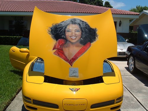 Oprah Corvette Art Car