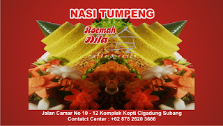 Nasi Tumpeng di Subang