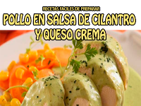 Pollo Con Cebolla Y Crema De Leche