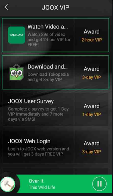 THIRD WAY: COMPLETE THE JOOX ORDER