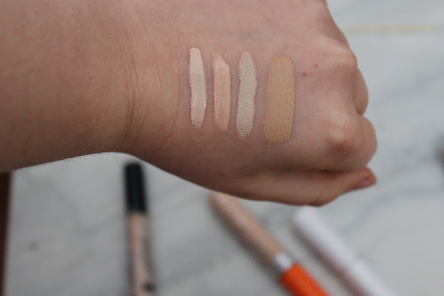 Collection, Rimmel, No7, Maybelline concealers