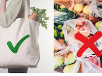 New Zealand bans plastic bags for fresh produce in supermarkets.