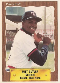 Milt Cuyler 1990 Toledo Mud Hens baseball card