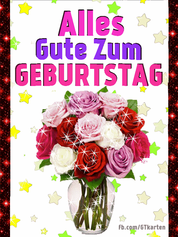 Alles Gute Gif Geburtstag Mann - Rosen in der Vase, Geburtstagsgruß GIF ~ Geburtstagskarten / Freundin zum geburtstag gratulieren, geburtstagsw2 glückwünsche zum 70 traumhaft gallery of 50 geburtstag mann sprüche lustig.