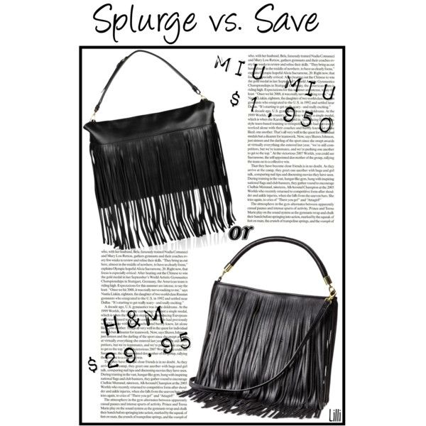 Splurge vs. Save: Fringed Bag