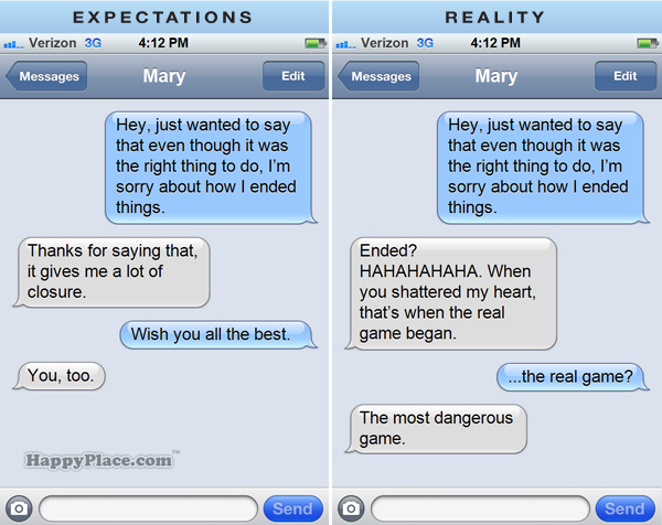 BLADE 7184: Texting Your Ex: Expectations vs. Reality.