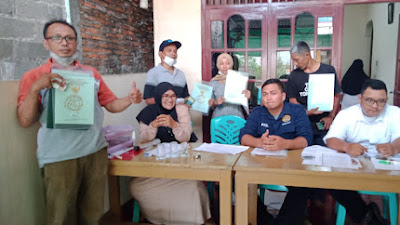 Peringati HUT Agraria, BPN Kota Bekasi Bagikan 198 Sertifikat Ke Warga Jatimurni