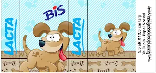 Funy Dog: Free Printable Candy Bar Labels.