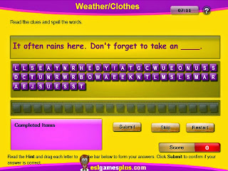 http://www.eslgamesplus.com/weather-clothes-vocabulary-spelling-activity-for-esl-practice/