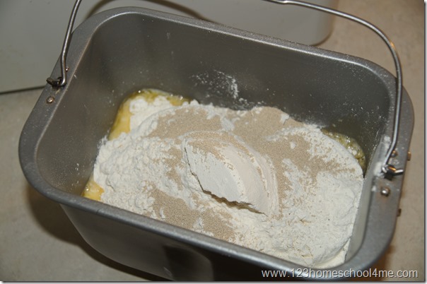place all ingredients in your bread machine