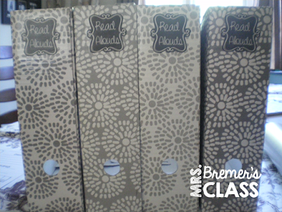 How I organized my classroom library, labelling books by reading level using Scholastic's Book Wizard. Books are stored by genre, series, or season/topic.