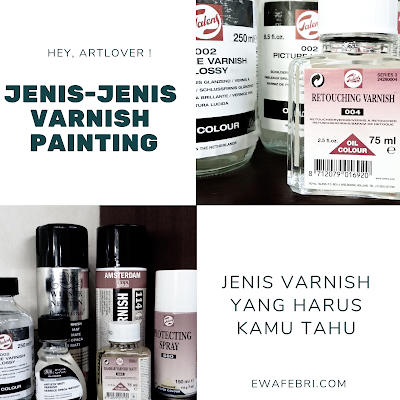 jenis varnish lukisan