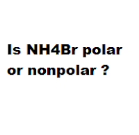 Is NH4Br polar or nonpolar ?