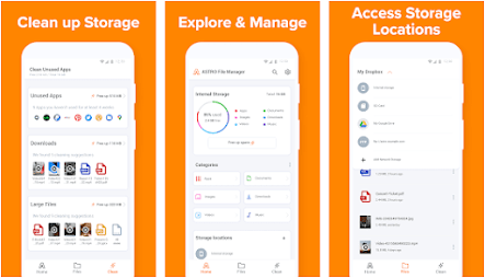 Aplikasi astro file manager