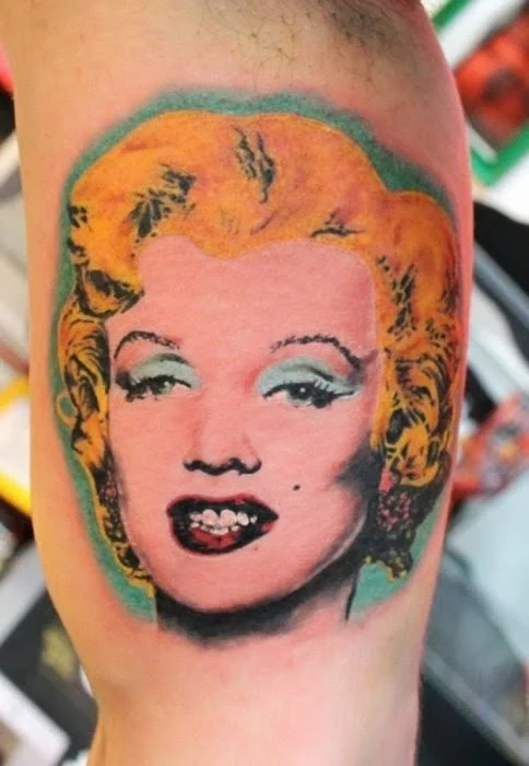 Tatuaje de Marilyn de Warhol