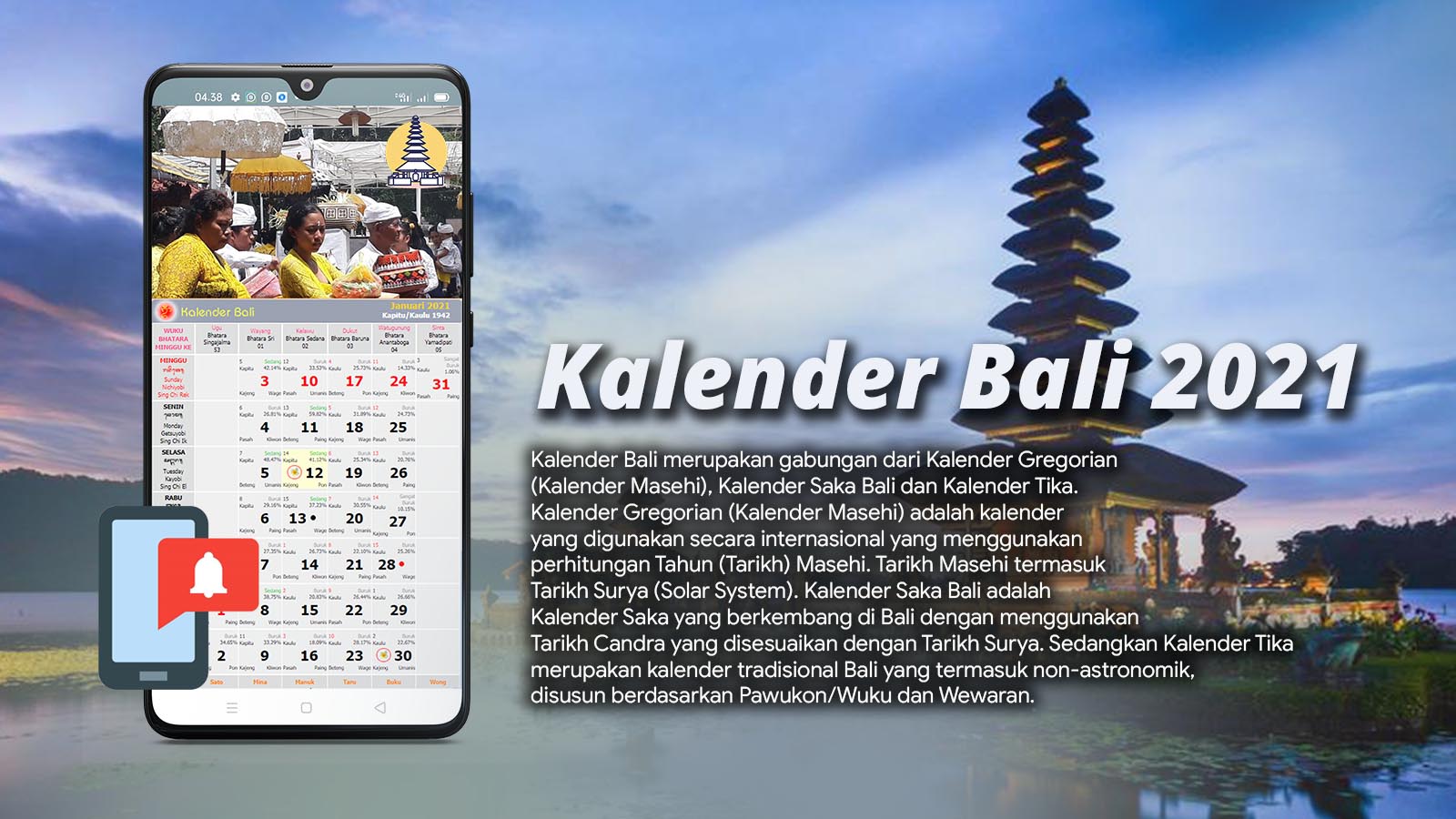 Aplikasi Kalender Bali 2021 Terbaru: Saka Bali - Gregorian