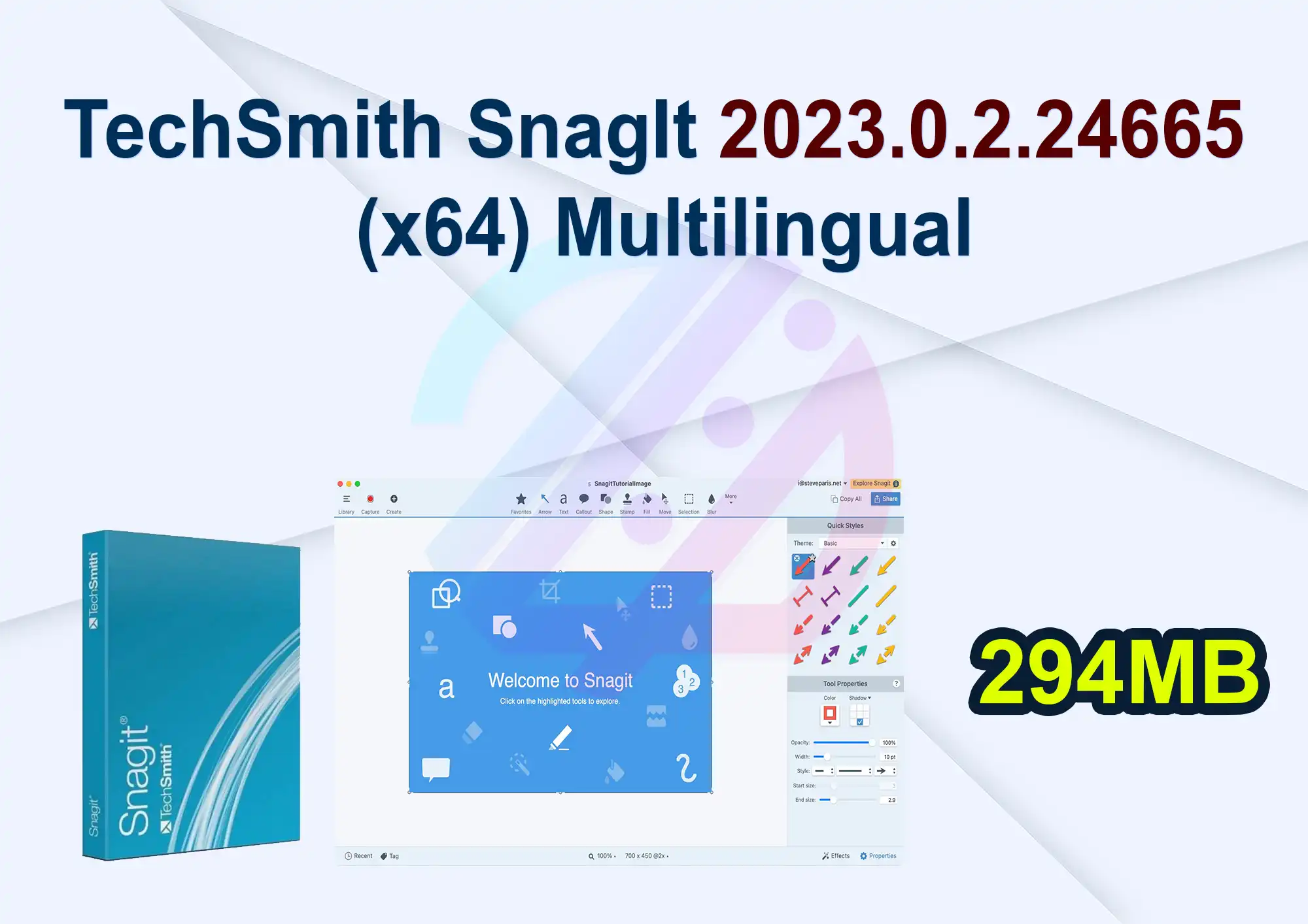 TechSmith SnagIt 2023.0.2.24665 (x64) Multilingual