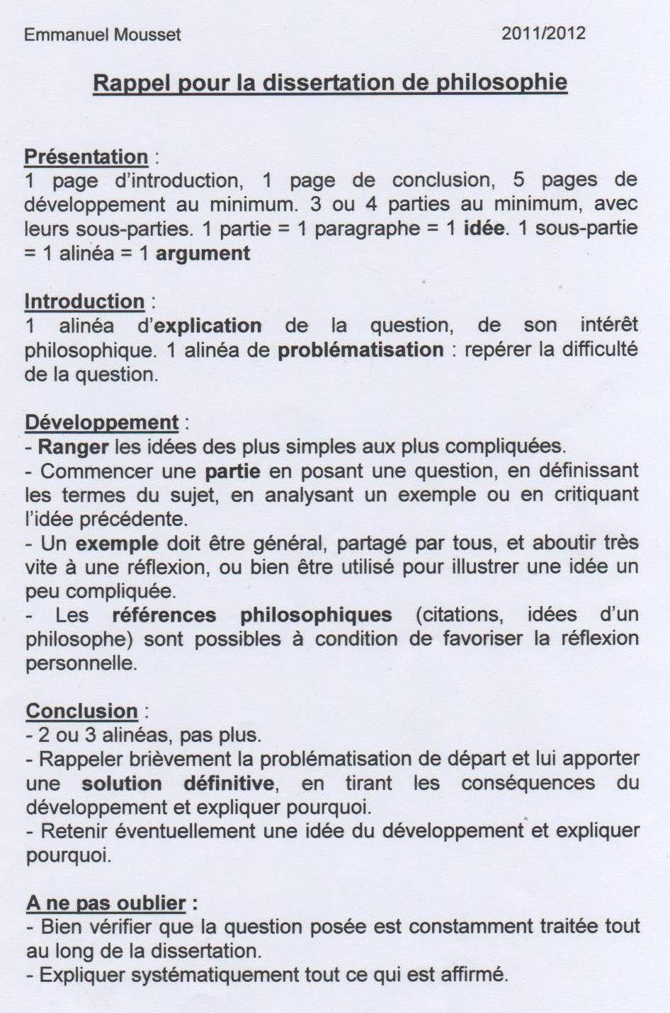 Dissertation Exemple De Conclusion - Exemple de conclusion ...