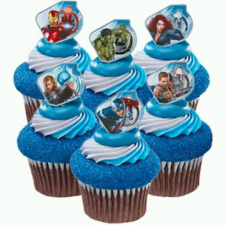 Cupcakes Los Vengadores para Fiestas Infantiles