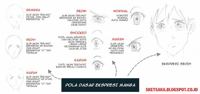 Pola Dasar Ekspresi Manga