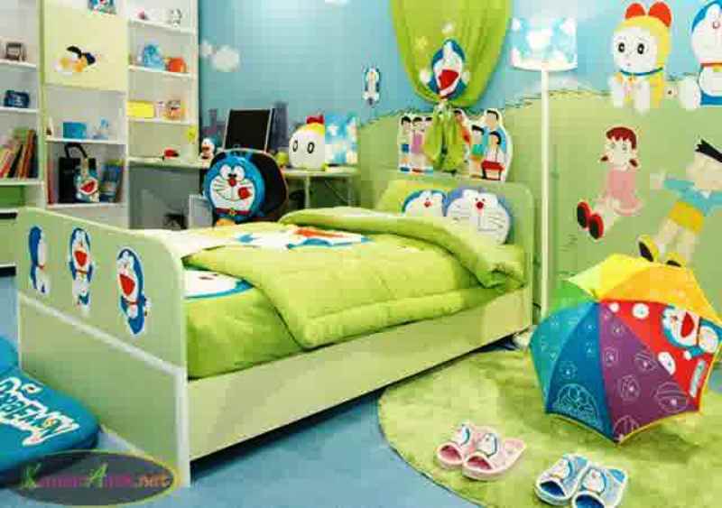 Desain Kamar Tidur Bertema Doraemon - 15 desain kamar tidur anak 