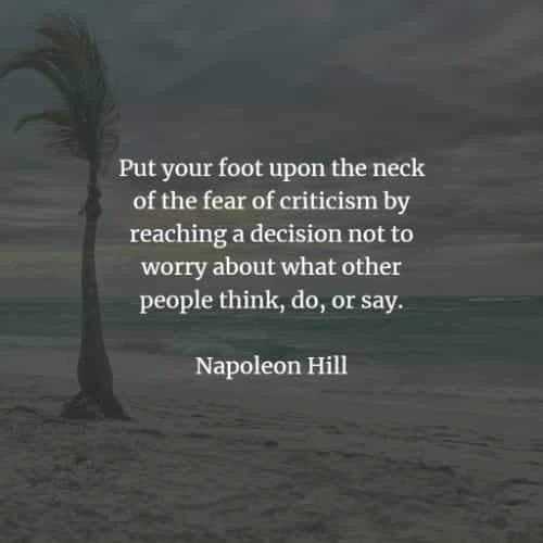 Famous quotes and sayings by Napoleon Hill