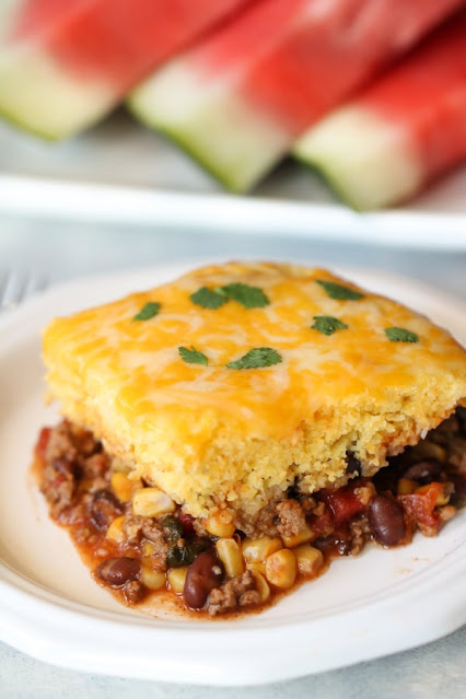 a slice of tamale pie