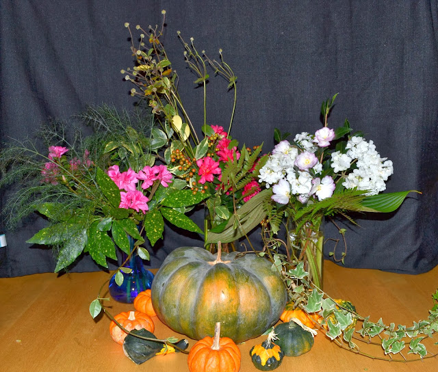 Fall bouquets, http://growingdays.blogspot.com