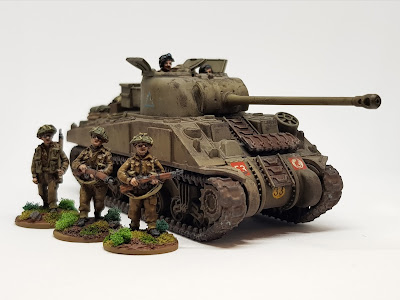 1/72 Sherman Firefly Plastic Soldier Company AB Figures